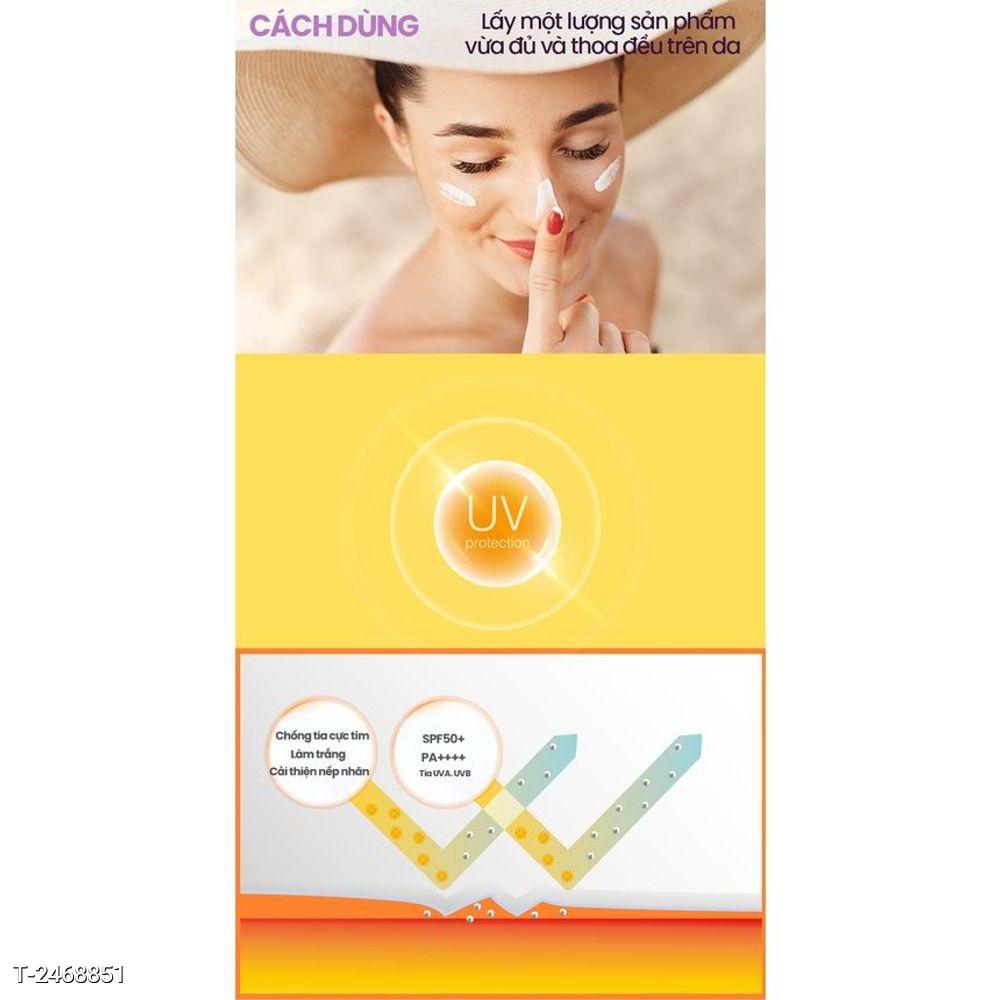 Kem Chống Nắng Nâng Tone Kiềm Dầu WHISIS SPF50+ PA++++ 50g